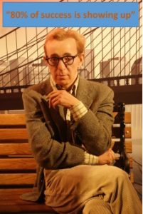 Woody Allen with quote